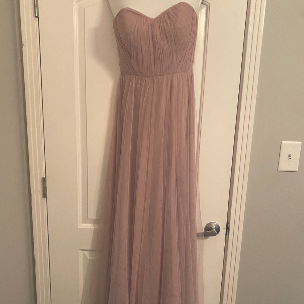Revelry Rosalie Tulle convertible dress dusty quartz